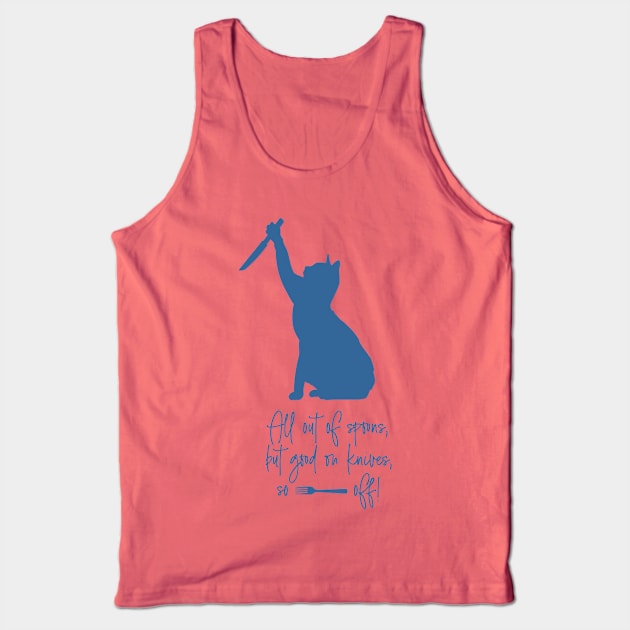 Out of Spoons Tank Top by CharismaCat